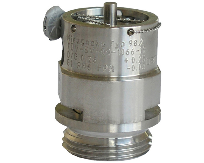 Stainless steel vacuum pressure valve S98 BSP 1''